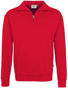 Hakro Zip-Sweatshirt Premium (451) red