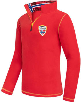 Nebulus Fleecepullover Nardy Herren rot