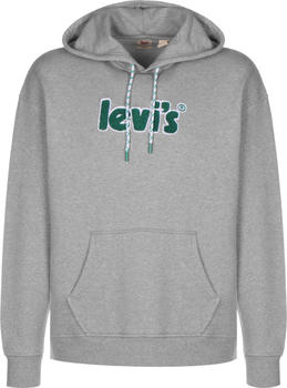 Levi's Relaxed Graphic Graphic Serif Hoodie (38479) mhg grey