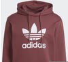 Adidas Men's Trefoil Hoody Sweatshirt, Quiet Crimson/White, S