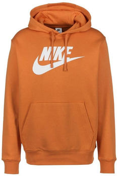 Nike Club Fleece Graphic Pullover Hoodie (BV2973) hot curry