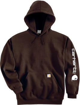 Carhartt Midweight Hooded Logo Sweatshirt dark brown (K288)