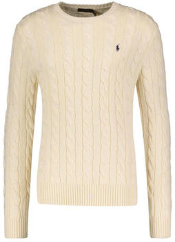 Ralph Lauren Cotton Cable Crew Neck Pullover (710775885-024) offwhite
