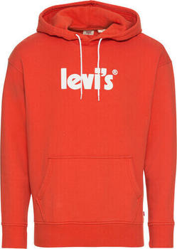 Levi's Relaxed Graphic Graphic Serif Hoodie (38479) red clay