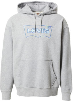 Levi's Relaxed Graphic Graphic Serif Hoodie (38479) outline grey