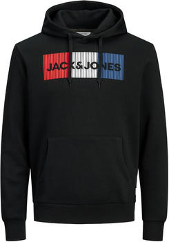 Jack & Jones Basic Logo Plus Size Hoodie (12163777) black