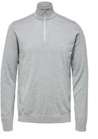 SELECTED Troyer "SLHBERG HALF ZIP CARDIGAN NOOS" Baumwolle, regular fit