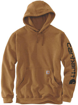 Carhartt Midweight Hooded Logo Sweatshirt (K288) brown