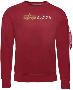 Alpha Industries Alpha Label Sweater (118312) speed red