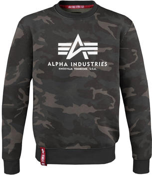 Alpha Industries Basic Camo Sweatshirt (178302C) camo black