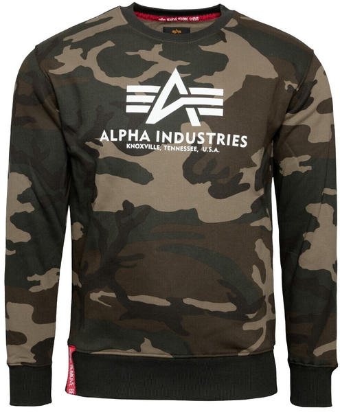 Alpha Industries Basic Camo Sweatshirt (178302C) camo green