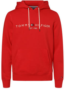 Tommy Hilfiger Organic Cotton Blend Logo Hoody (MW0MW11599) red alert