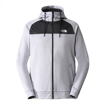 The North Face Reaxion Fleece Fullzip Hoodie Fleece jacket TNF Light grey heather