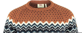 Fjällräven Övik Knit Sweater dark navy/terracotta brown (81829-555-243)