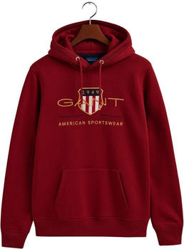 GANT Archive Shield Hoodie (2047056) plumped red