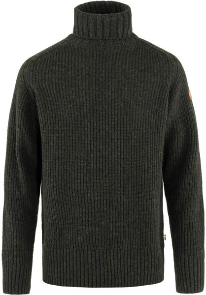 Fjällräven Övik Roller Neck Sweater M (87072) dark olive