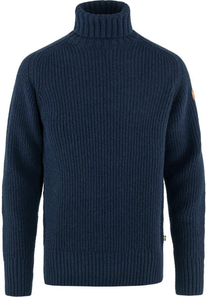 Fjällräven Övik Roller Neck Sweater M (87072) dark navy