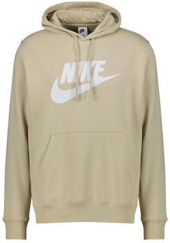Nike Club Fleece Graphic Pullover Hoodie (BV2973) rattan/white