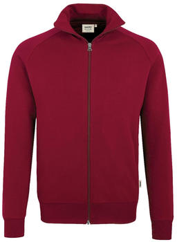 Hakro Sweatjacke College (606-17) rot