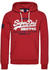 Superdry Hoodie Vintage Logo Emb Zip Track red (M2011822A-OFL)