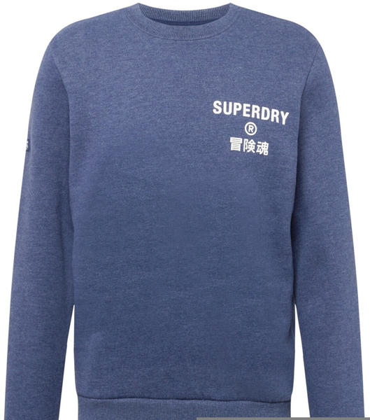Superdry Vintage Corp Logo Marl Crew Sweatshirt blau (M2011832A-BCY)