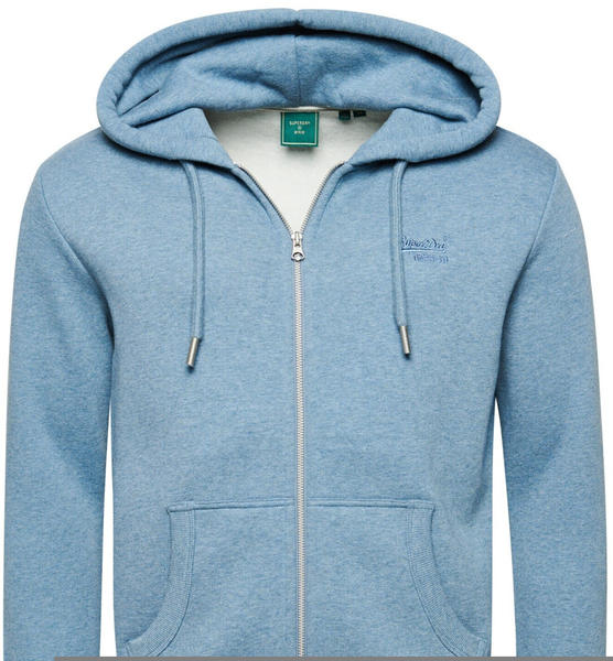 Superdry Vintage Logo Emb Hood Full Zip Sweatshirt blau (M2012401A-7PN)