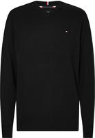Tommy Hilfiger V-Ausschnitt-Pullover "PIMA ORG CTN CASHMERE V NECK"