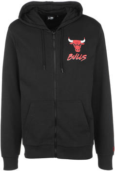 New Era Chicago Bulls Nba Script Full Zip Sweatshirt black (60284698)