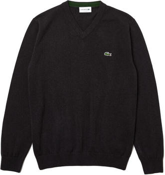 Lacoste Classic Fit Ribbed V Cotton (AH1951-EL6) black