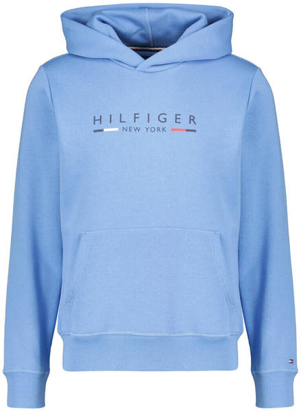 Tommy Hilfiger Logo Flex Fleece Hoody (MW0MW29301) blue