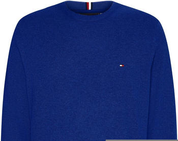 Tommy Hilfiger TH Monogram Cotton Cashmere Crew Neck Jumper (MW0MW28046) bold blue