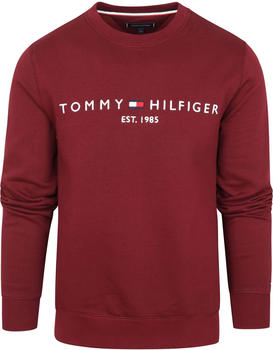Tommy Hilfiger Organic Cotton Blend Logo Sweatshirt (MW0MW11596) deep rouge