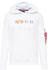 Label Sweater white (118331-009): Alpha Industries Hoodie (118331)