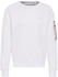 Alpha Industries X-fit Sweatshirt white ) (158320-009)
