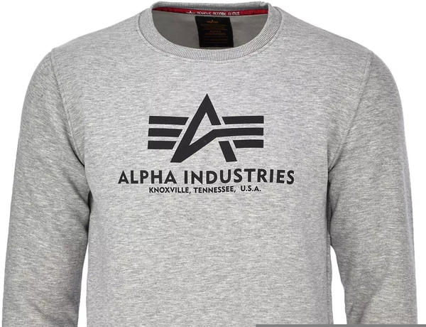 Alpha Industries Basic Sweatshirt grey (178302-017)