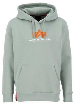 Alpha Industries Basic Rubber Hoodie green (178312RB-680)