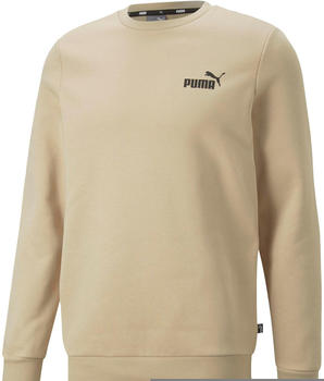 Puma Essentials Small Logo Herren Sweatshirt mit Rundhalsausschnitt beige