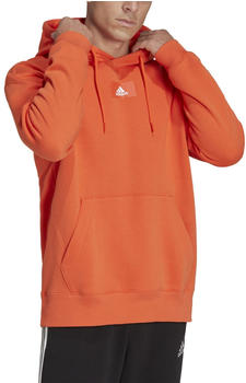 Adidas Essentials FeelVivid Cotton Fleece Drop Shoulder Hoodie semi impact orange