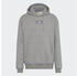Adidas Essentials FeelVivid Cotton Fleece Drop Shoulder Hoodie medium grey heather