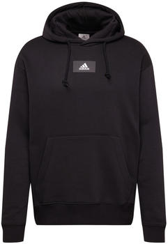 Adidas Essentials FeelVivid Cotton Fleece Drop Shoulder Hoodie black