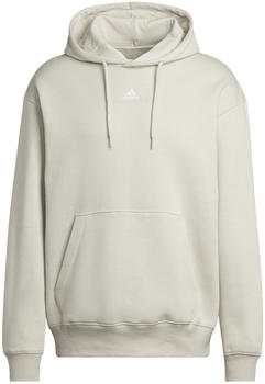 Adidas Essentials FeelVivid Cotton Fleece Drop Shoulder Hoodie aluminum