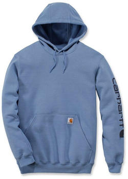Carhartt Midweight Hooded Logo Sweatshirt (K288) alpine blue heather