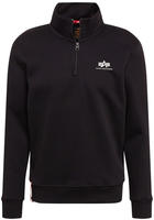 Alpha Industries Halbe Zip Sweatshirt SL Schwarz Herren