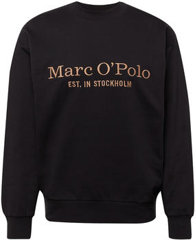 Marc O'Polo Logo-Sweatshirt relaxed black mit Soft-Finish (321408854214)