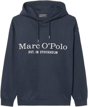Marc O'Polo Logo-Hoodie relaxed dark navy mit Soft-Finish (321408854448)
