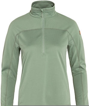 Fjällräven Abisko Lite Fleece Half Zip W (87141) misty green