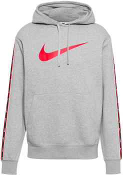 Nike Pullover Fleece Hoodie (DX2028) dark grey heather/light crimson