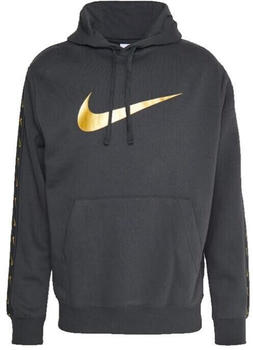 Nike Pullover Fleece Hoodie (DX2028) dark smoke grey/metallic gold