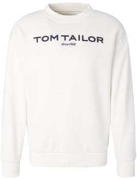 Tom Tailor Sweatshirt mit Logoprint (1035562) off white
