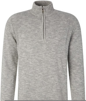 Tom Tailor Strickpullover mit Troyer (1034334) grau